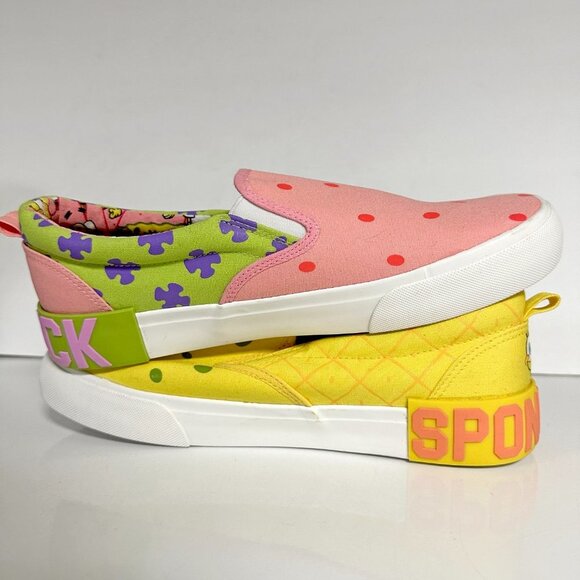 *NEW* Sponge Bob Slip On Sneaker - Picture 4 of 11